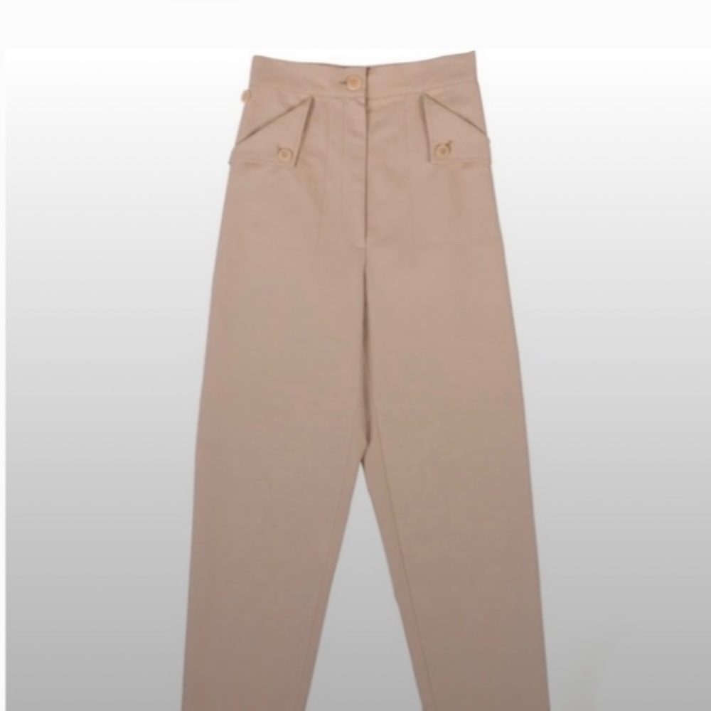 Ilana kohn huxie pants in a dusty blush colour